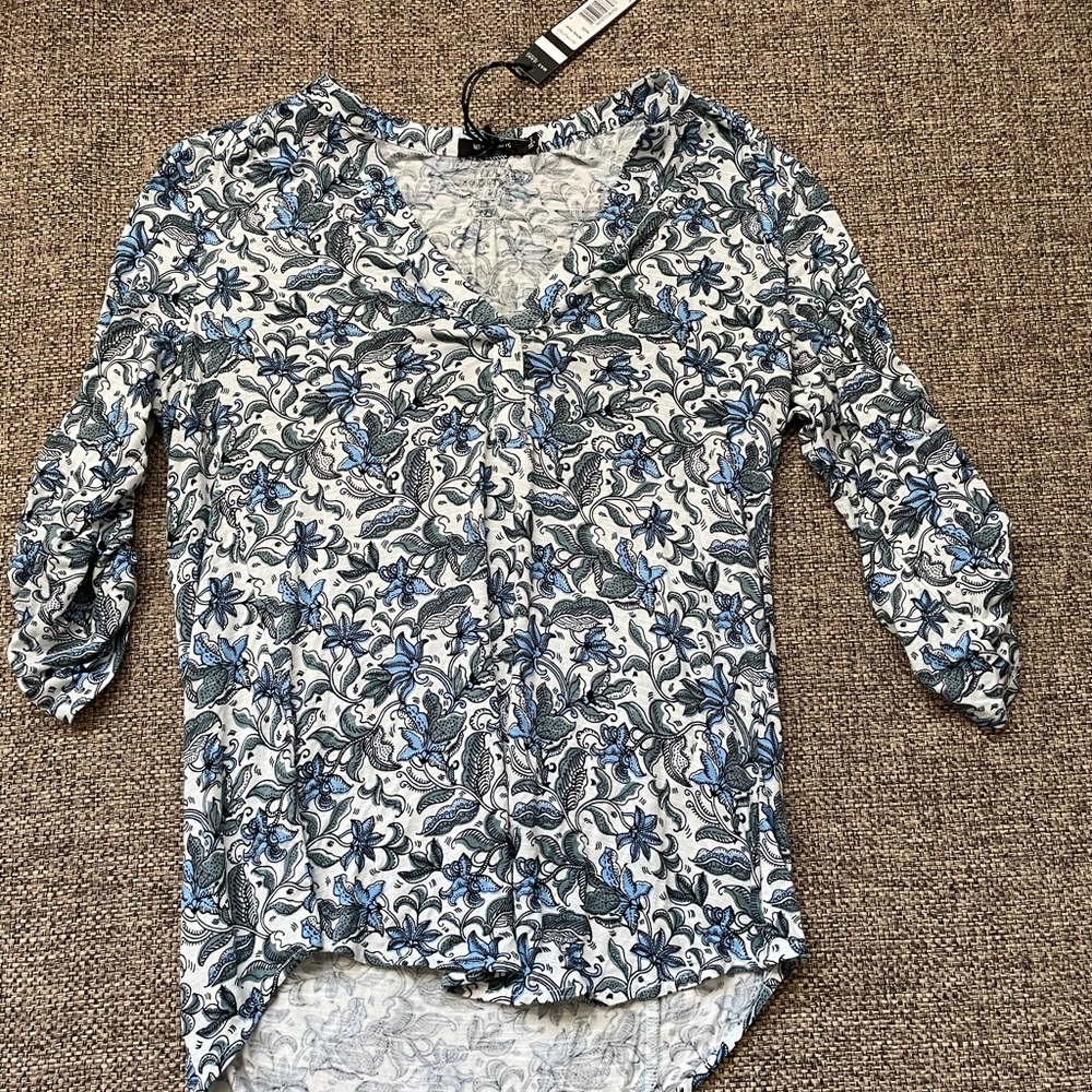 New Printed Blouse w/ Merril Print